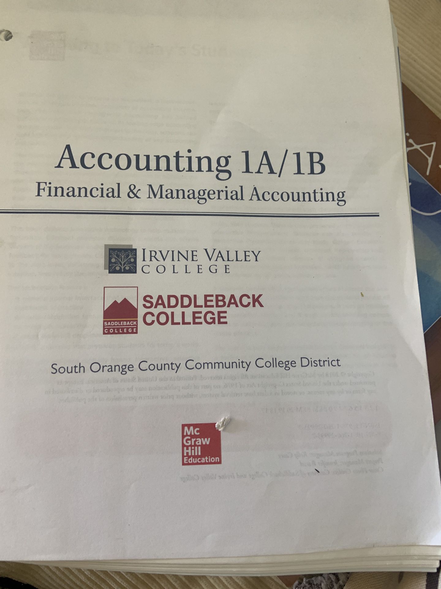 Accounting 1A & 1B