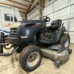 Craftsman DGS6500 Riding Lawn Mower With Extras
