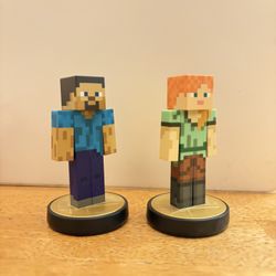 Steve And Alex Amiibo