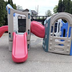 8 In 1 Playground Tunnel, Double Slide Climber