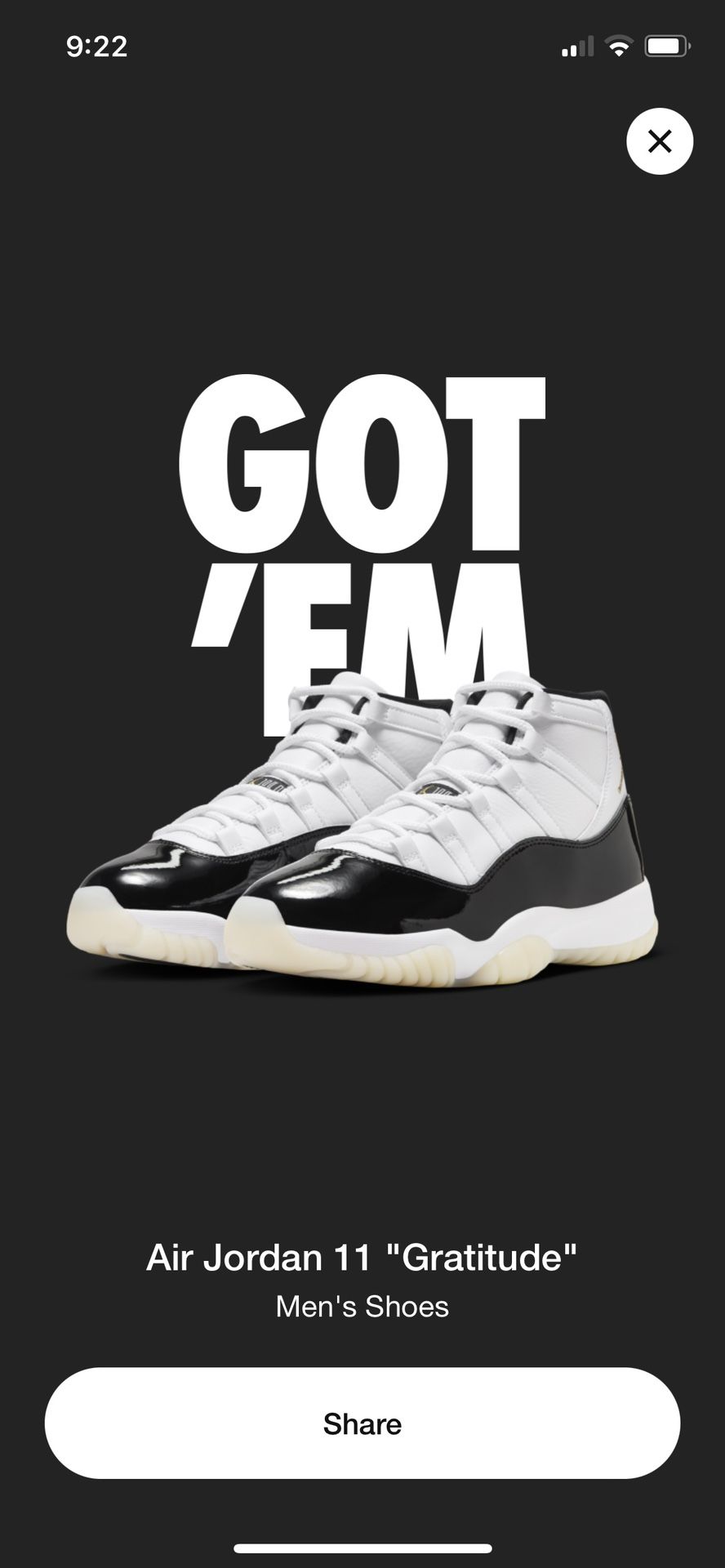 Air Jordan 11 2023 Size 13