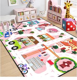 Rug play mat 5x7