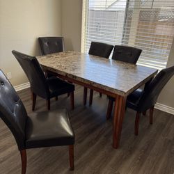 Solid Granite Dining Table