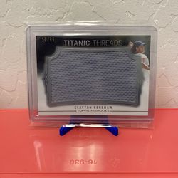 Clayton Kershaw Jumbo Relic 10/99