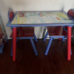 Spiderman Organizer And Table/chairs