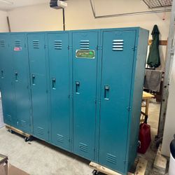 Vintage Teal Lockers