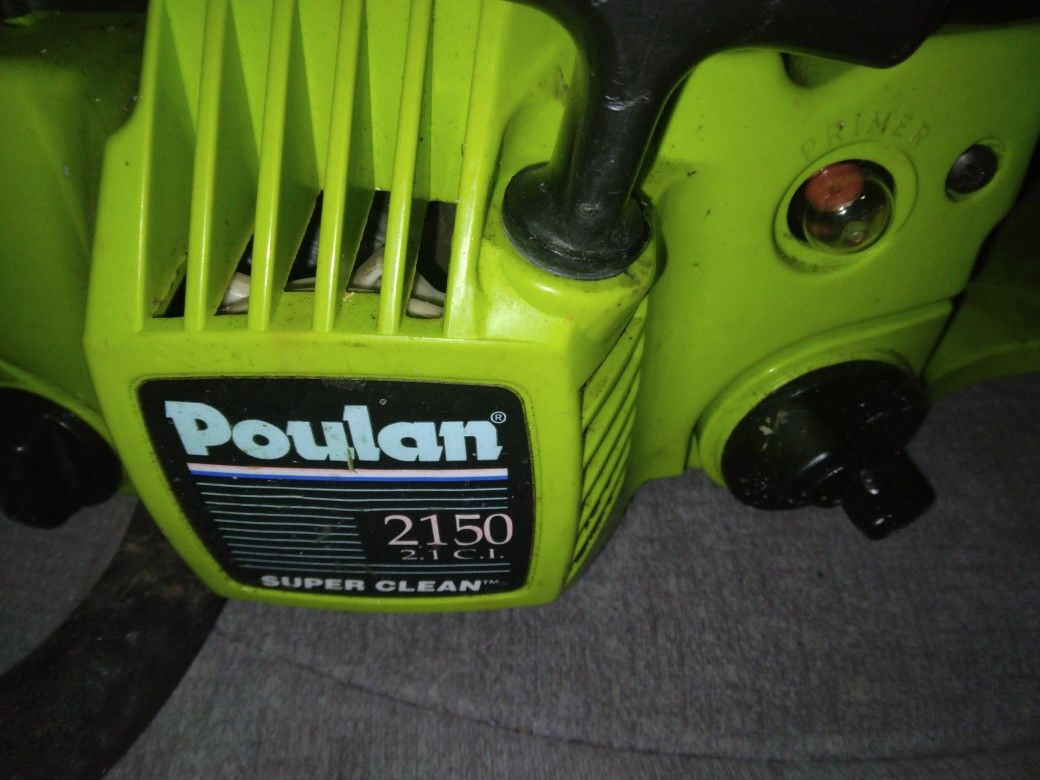Poulan Chainsaw 4 Sale $100obo 