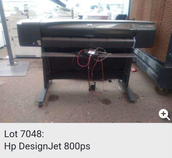 Hewlett Packard HP Designjet 800 Large-Format Printer 42-Inches
