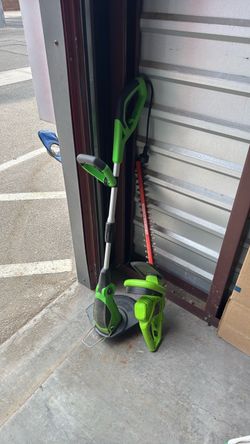 Electric weed wacker and Hedge Trimmer