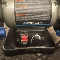 DELTA 6 in variable speed bench grinder