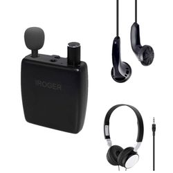 (99999) Hearing Amplifier Rechargeable Hearing Aid Device for Ears, with Headphone,Earbuds,Directional Microphone