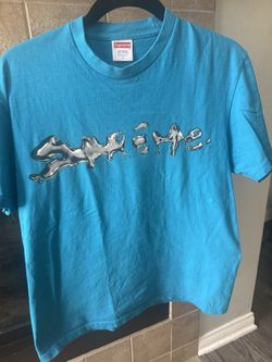 Authentic Blue Supreme T Shirt Small