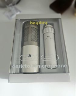 Heyday Desktop Microphone - Stone White Brand NEW Sealed 