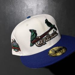 St Louis Cardinals Rushmore NohoNati Fitted Hat Size 7 5/8 Rerock
