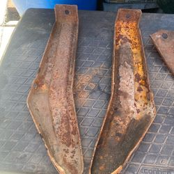 Rear bumper brackets for a 1963 Impala
