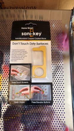 Home Smart Sani-Key Anti-Microbial Copper Stylus