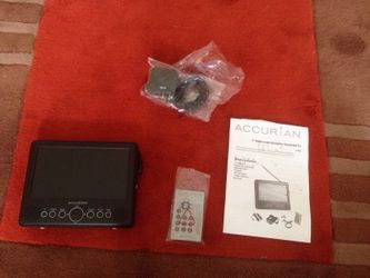 Accurian 7" widescreen portable handheld TV