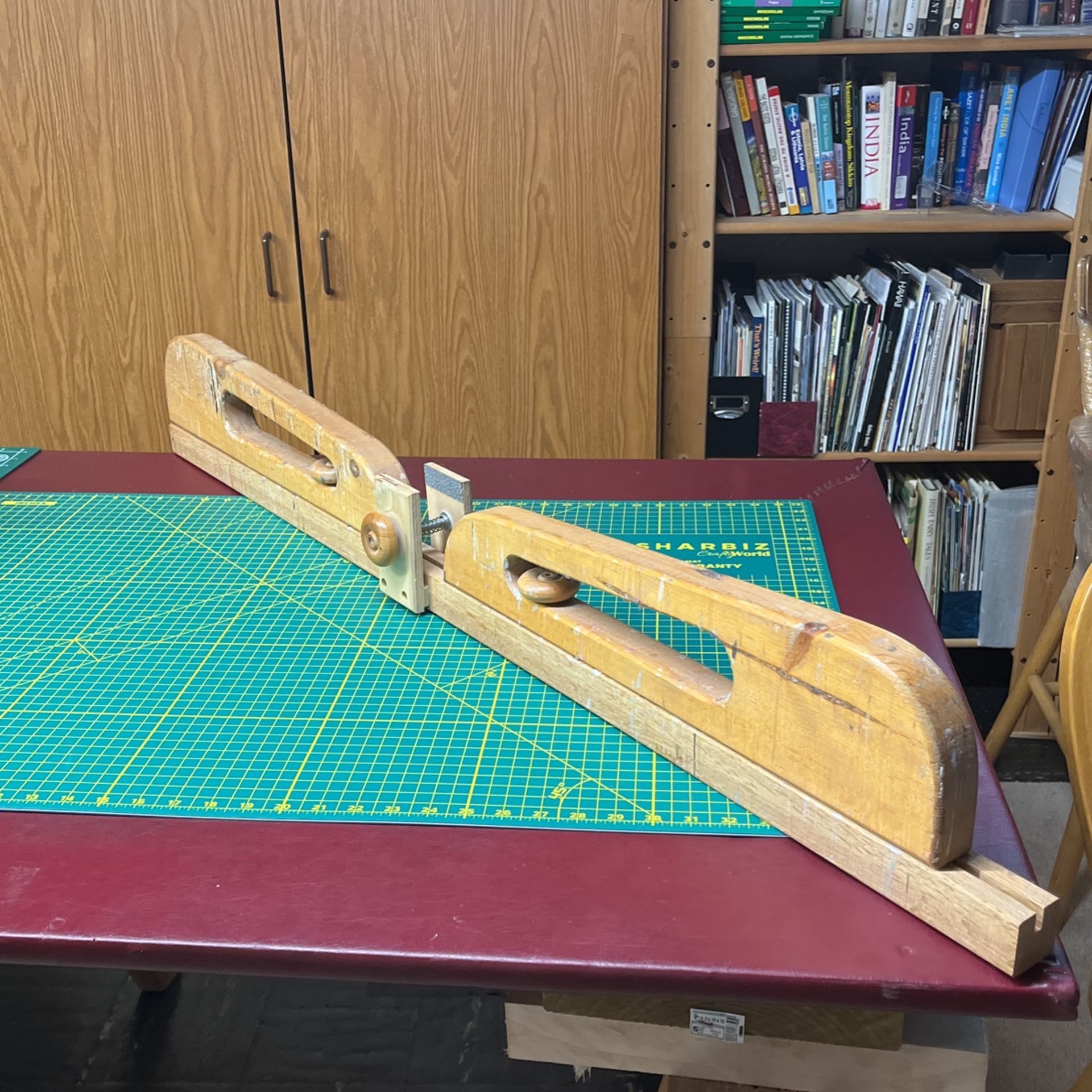 Cross Country Ski Waxing Station Can Be Clamped On Table/bench