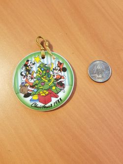 The Disney Collection, Christmas 1988, Tree Trimming Mickey Mouse Vintage Ornament