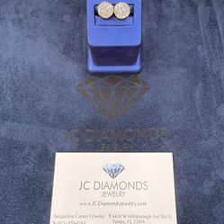 Earrings Diamonds Real Gold 10k 