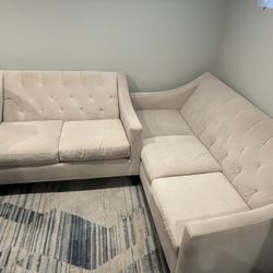 Two White Couches 