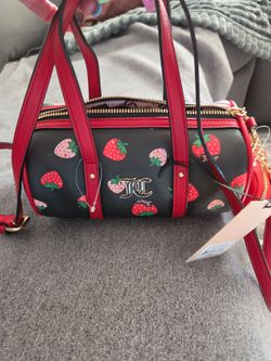 Cute mini barrel juicy couture strawberry purse