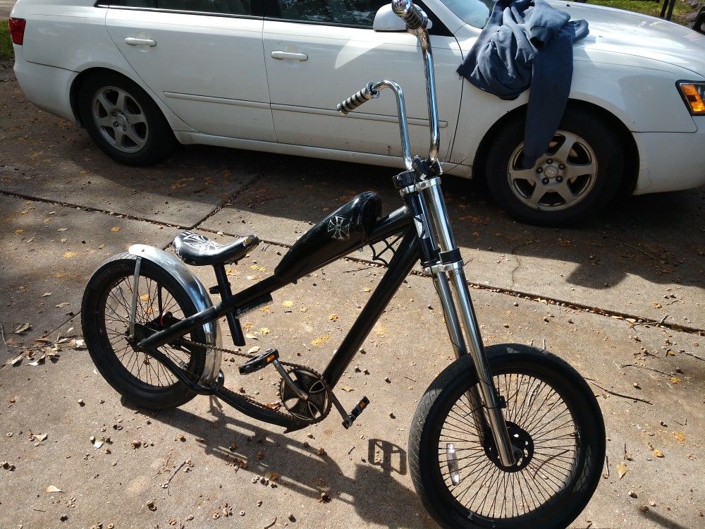 Custom Made Mini Chopper w/ A Weed Wacker Motor – cyclewarehouse