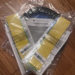Beachbody Strength Slides And Two Sets Of 9” Resistance Loops 