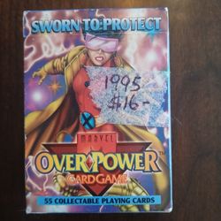1995 Marvel Sworn To Protect Over Power Cardgame Little Box