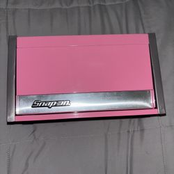 Mini Pink Snap On Tool Box 