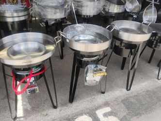 Comal de acero vase alta y Quando 3pc set Neavo