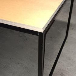 Wood Top Metal Frame 6'7"x 3'3 Free Delivery 