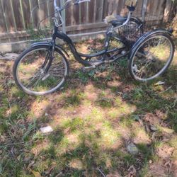 3 Wheeler With Basket It's A Schwinn  Needs Tires