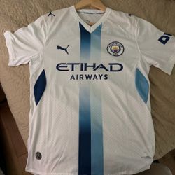 Puma Manchester City third kit Jersey Erling Haaland Size M