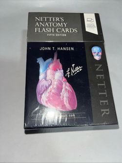 Netter's Anatomy Flash Cards Fifth Edition $25