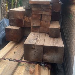 10x10x12’ Y 6x6 Y 4x6 De Cedro