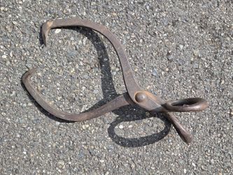 Vintage pair of ice tongs
