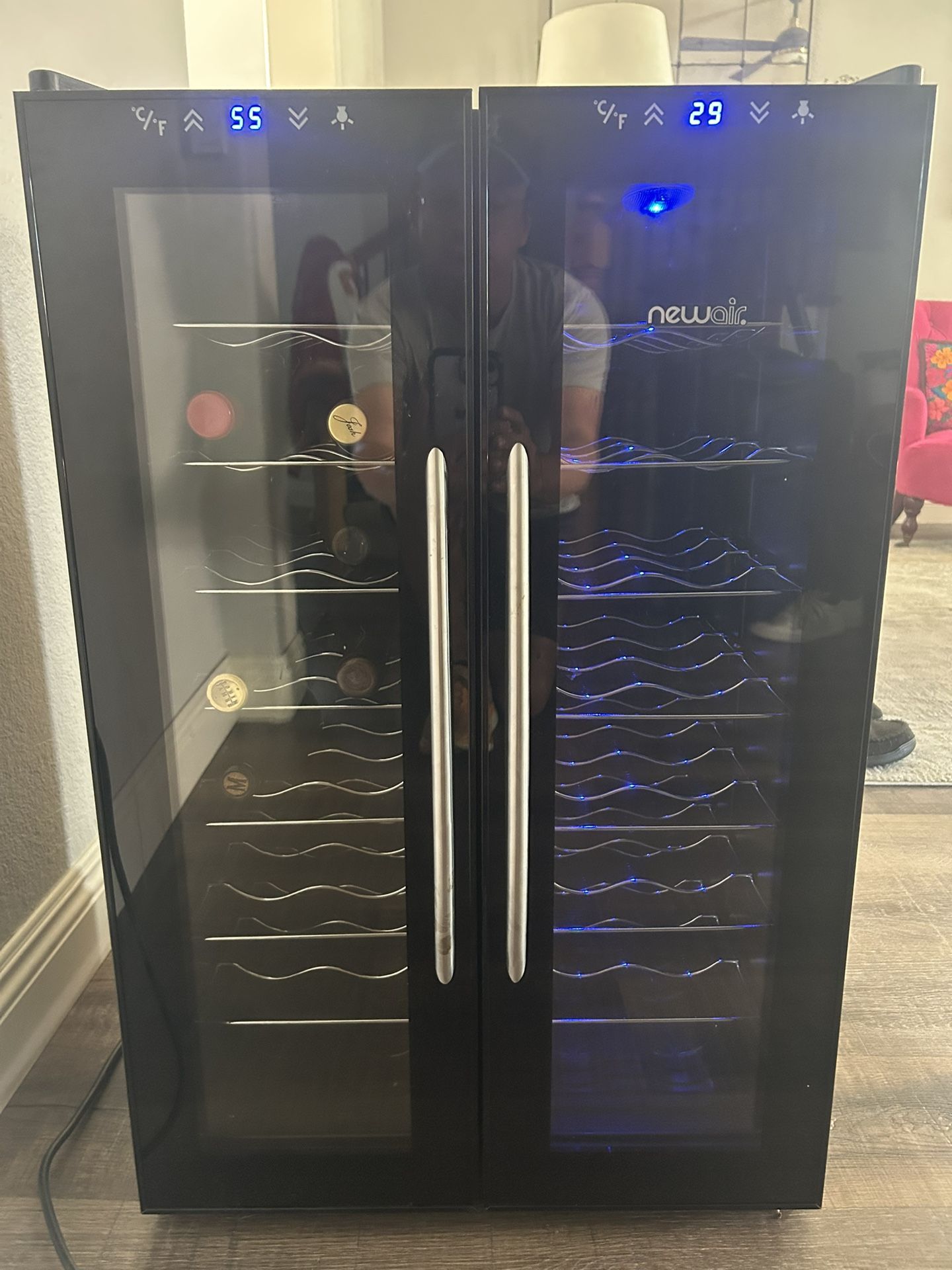 NewAir Dual-Zone Wine Cooler AW-320ED (For Parts - Read Description)