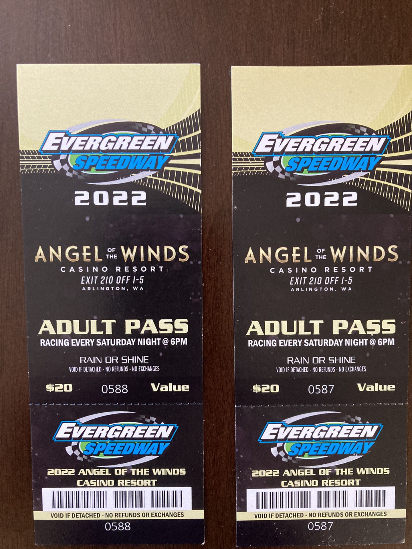 Evergreen Speedway Adult Tickets