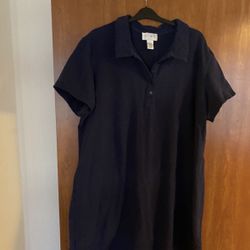 Sport Savvy Short Sleeve Tunic / Polo Mini Dress 3XL
