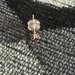 Red Real Ruby Earring 