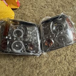 02-06 Halo Escalade  projector headlights 