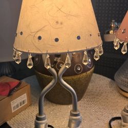 Vintage Tarago Metal EVE Feet Lamp Hippie Boho Sandals 