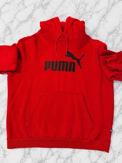 Puma Men’s Red Logo Pullover Hoodie XL