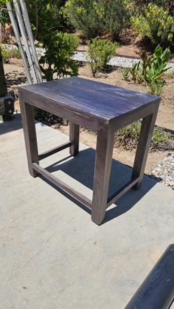 Dark Wood Side Table