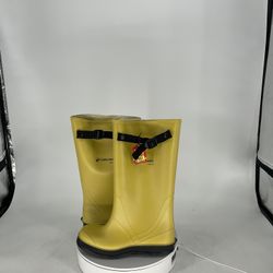 DUNLOP ONGUARD PVC YELLOW SLICKER 17" CLEATED OUTSOLE / 88050 