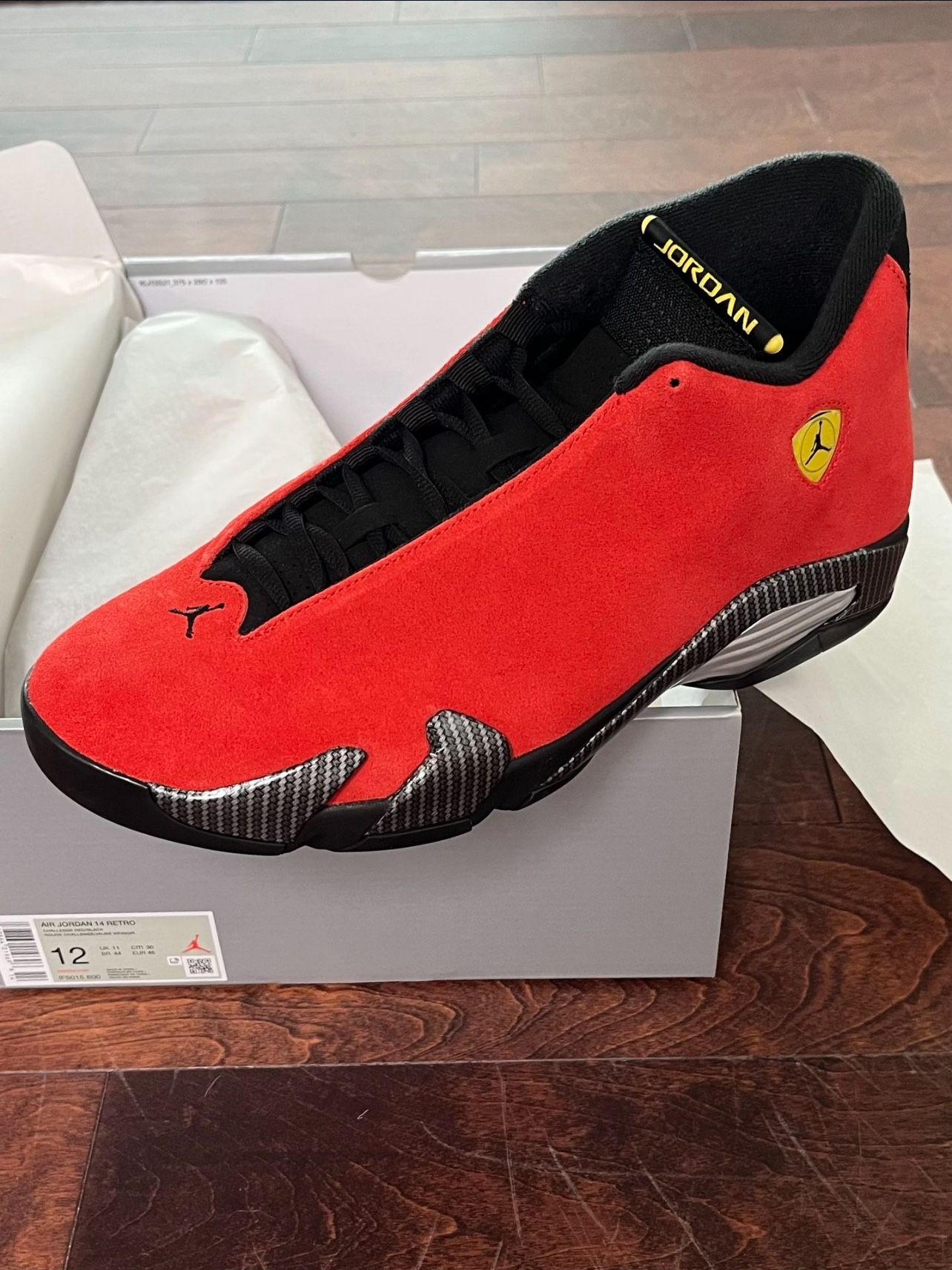 Air Jordan 14 “Ferrari” Size For 12