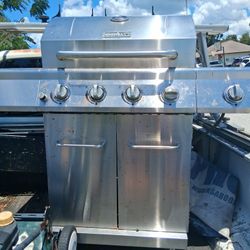 Nexgrill BBQ And Craftsman Lawn Mower Combo