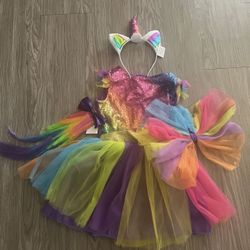 Rainbow Unicorn Costume