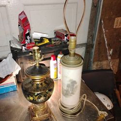 2 Antique Lamps 